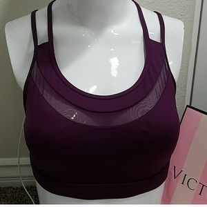 VSX Sport Cage-back Bordeaux bra